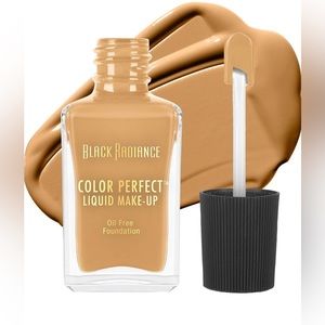 BLACK Radiance color perfect oil free liquid make up 8411 butterscotch NWT